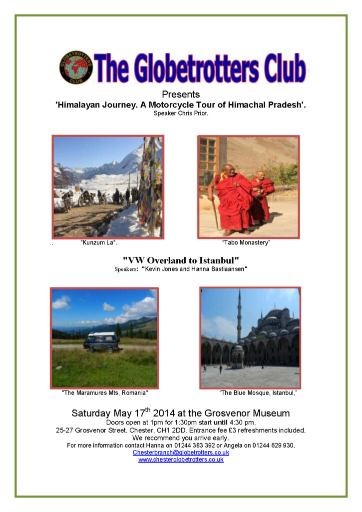 Previous events - Chester Globetrotters